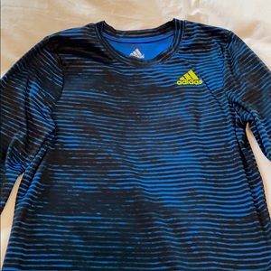 Adidas boys size 7 climalite long sleeve shirt